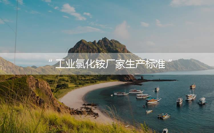 工業(yè)氯化銨廠家生產(chǎn)標準，生產(chǎn)過程進行嚴密的監(jiān)控！